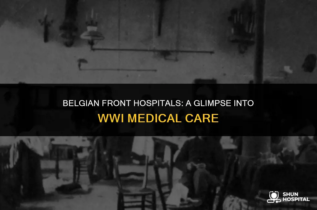 what were belgian front hospitals