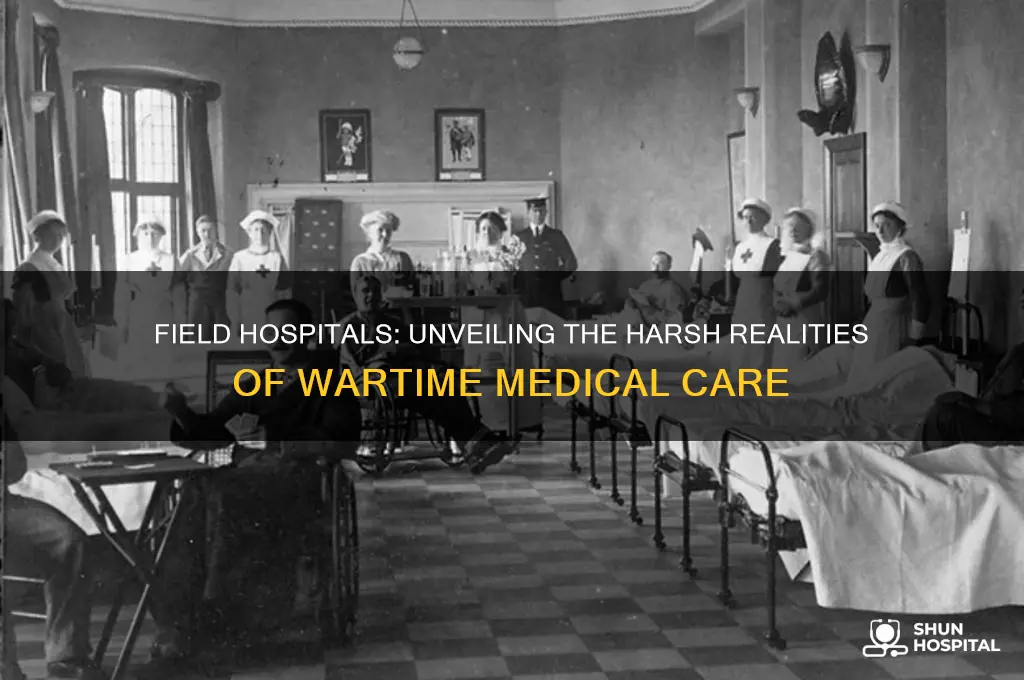 what were the conditions at field hospitals