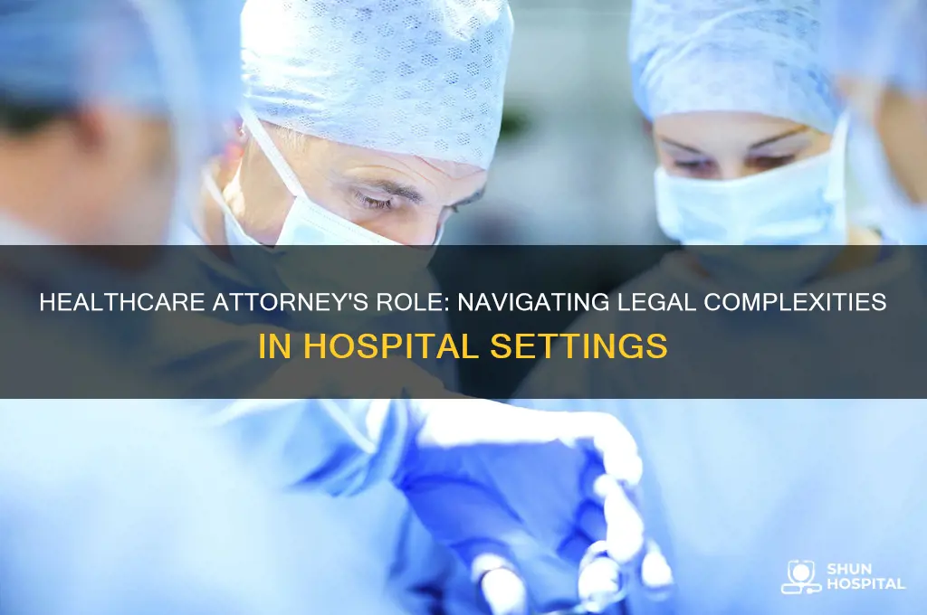 what would a healthcare attorney do at a hospital