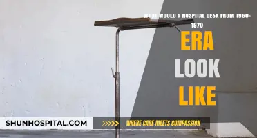 Vintage Hospital Desk Design: A 1960s-1970s Era Time Capsule