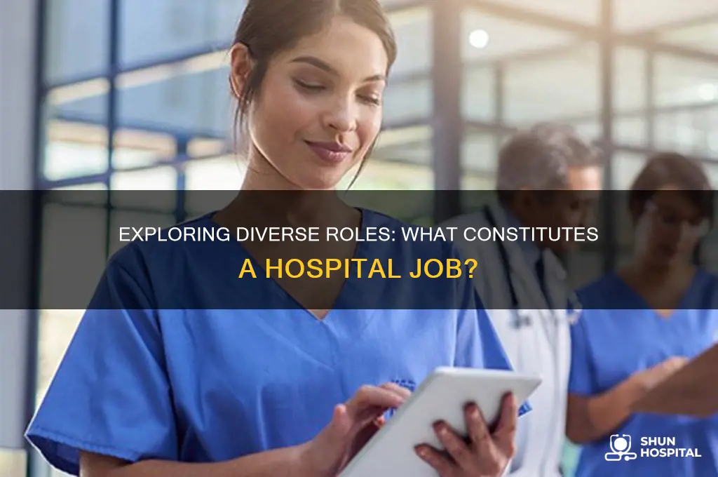 what would be considered a job for a hospital
