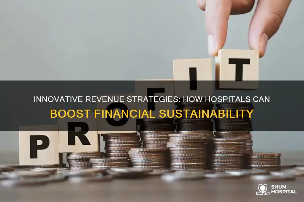 what would hospitals do to generate revenue