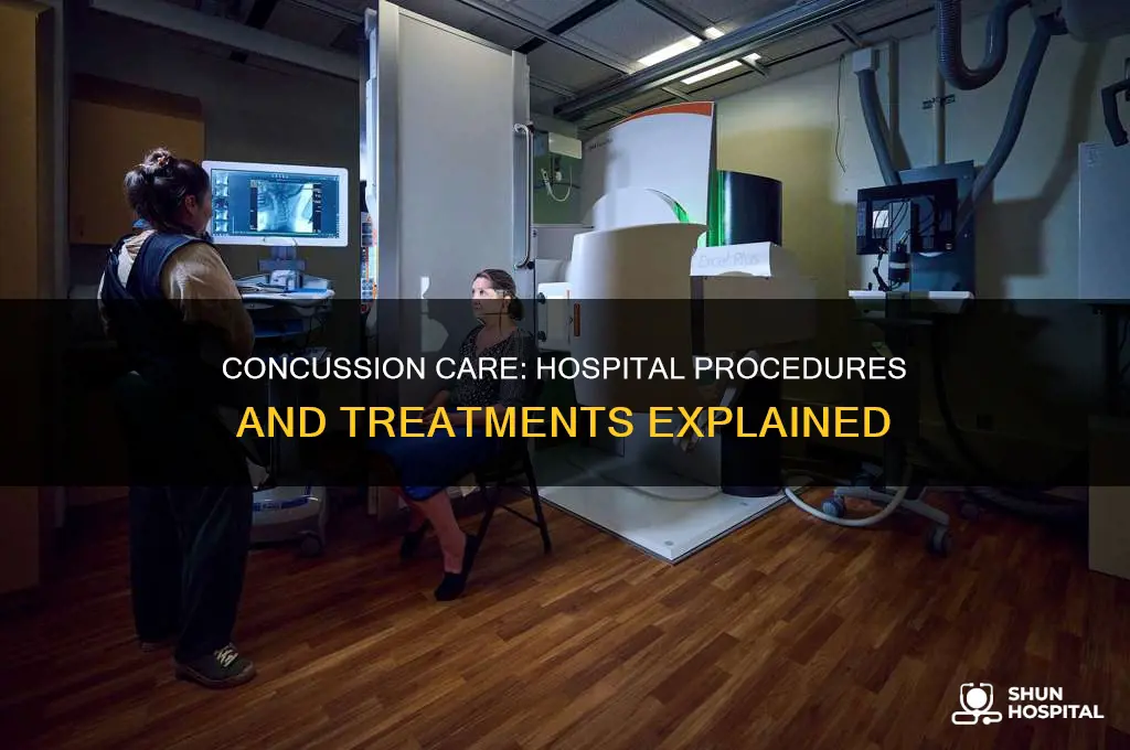 what would they do at a hospital for a concussion