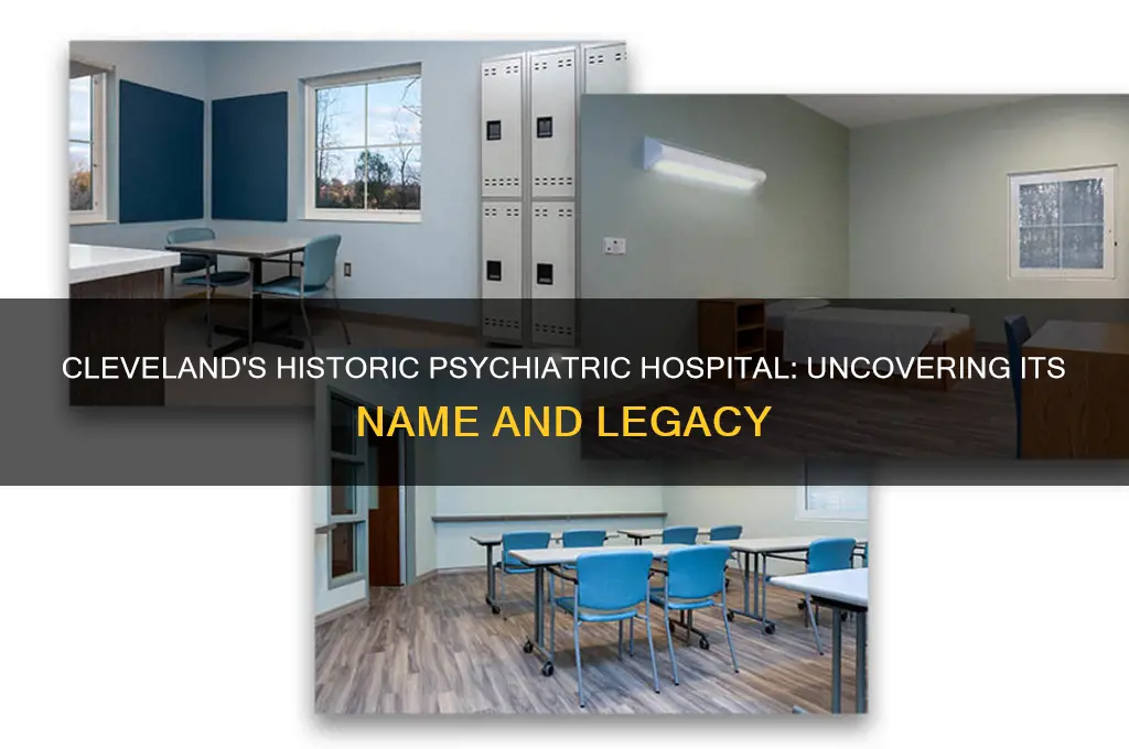 what ws thw nme of thw psych hospital in cleveland