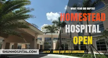 Discovering the Year Baptist Homestead Hospital First Opened Its Doors