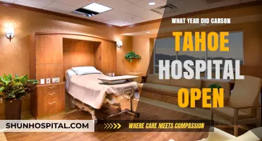 Carson Tahoe Hospital: A Look Back at Its Founding Year