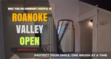 Community Hospital of Roanoke Valley: A Look at Its Founding Year