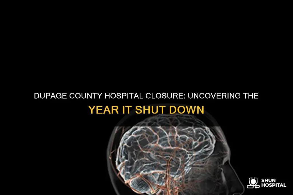 what year did dupage county hospital close