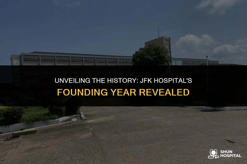 what year did jfk hospital