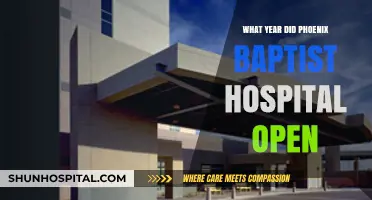 Phoenix Baptist Hospital's Opening Year: A Historical Overview