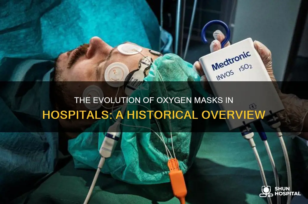 what year did the oxygen mask come to hospitals