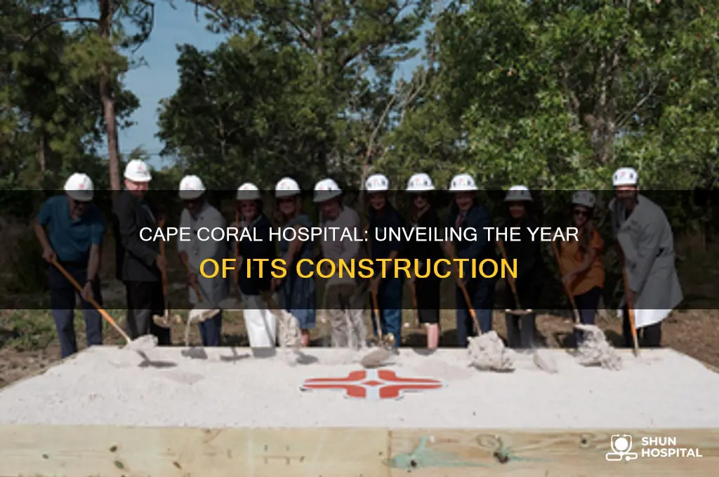 what year was cape coral hospital built