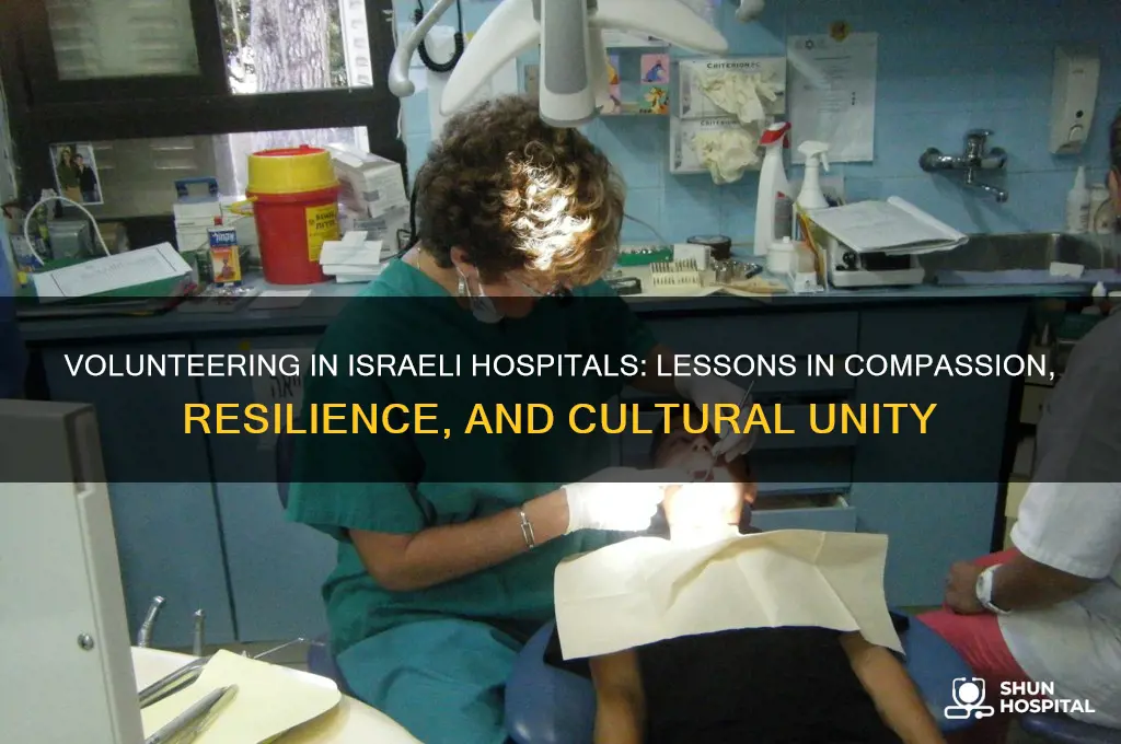 what you learn by volunteering in an israeli hospital