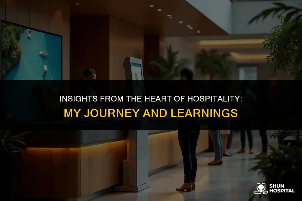 what you learned in hospitality