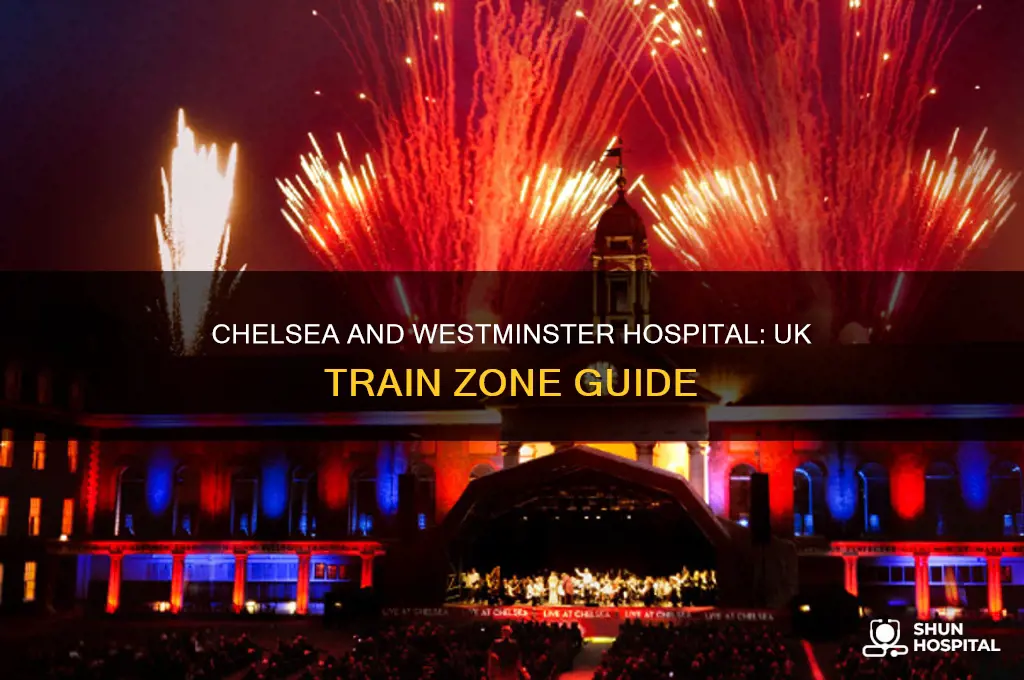 what zone is chelsea and westminster hospital for uk trains