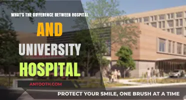 Hospital vs. University Hospital: Key Differences Explained Simply