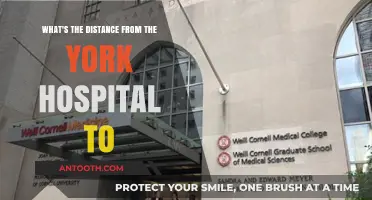 York Hospital to Your Destination: Calculating the Exact Distance
