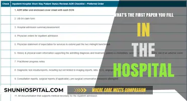 Your Hospital Admission Journey: The First Paperwork You'll Encounter