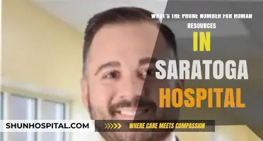 Contact Saratoga Hospital's HR: Find the Right Phone Number Here