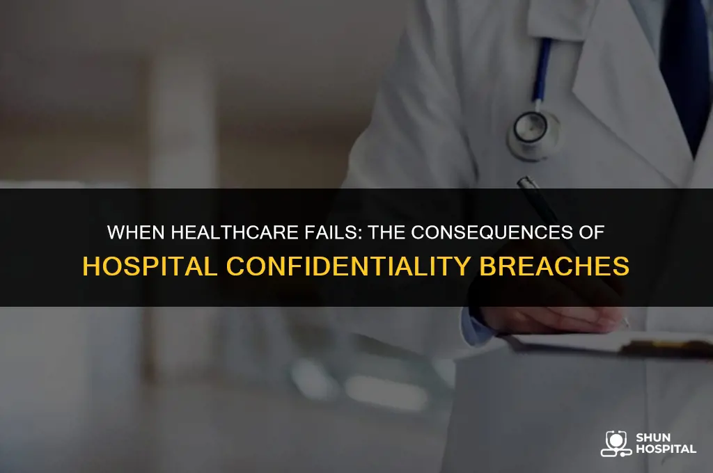 when a hospital breaches confidendiality