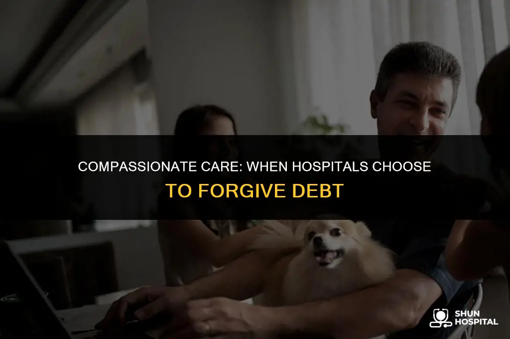 when a hospital forgives debt