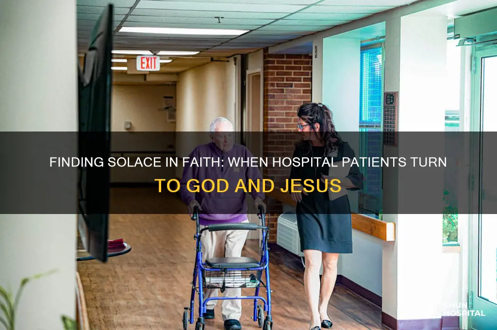 when a hospitalized person only talks of god and jesus