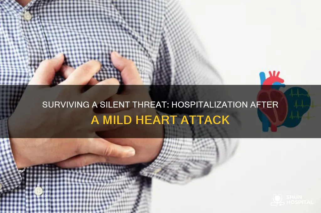when a mild heart attack send you to hospital