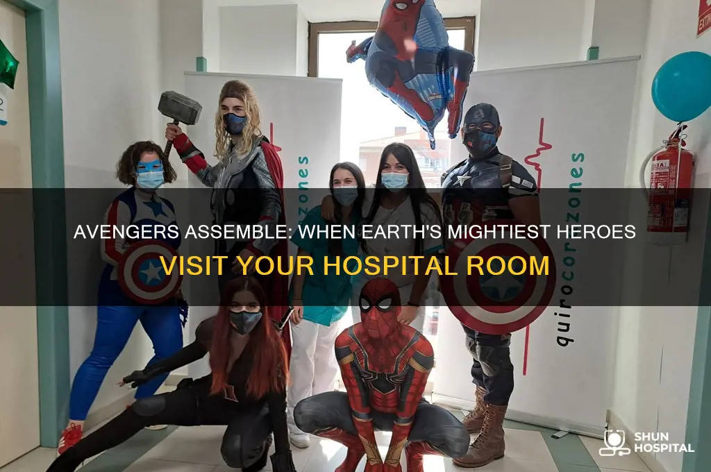 when all the avengers start coming in your hospital room