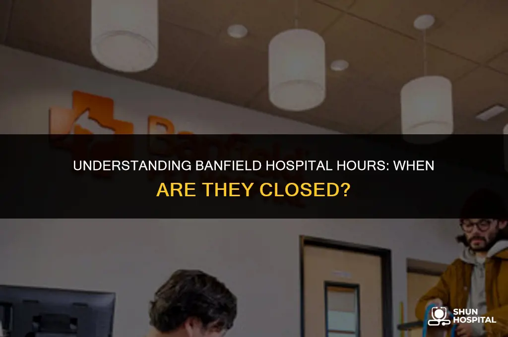 when are banfield hospitals closed