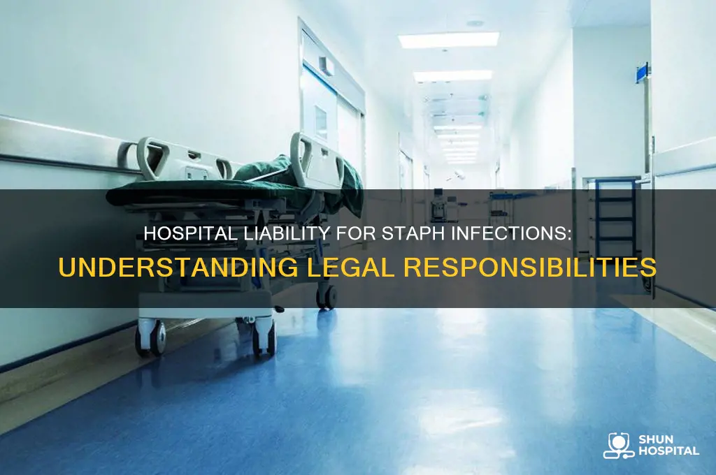 when are hospitals liable for staph infections