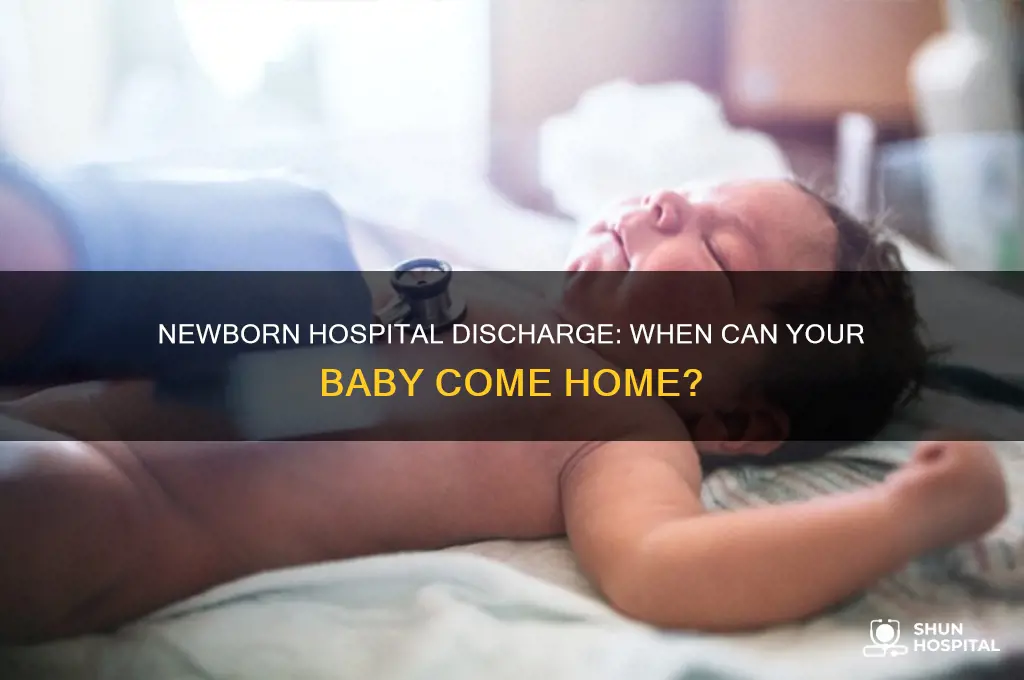 when are newborns released from the hospital