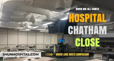 The Closure of All Saints Hospital Chatham: A Historical Overview