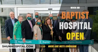Unveiling the History: Baptist Hospital's Grand Opening