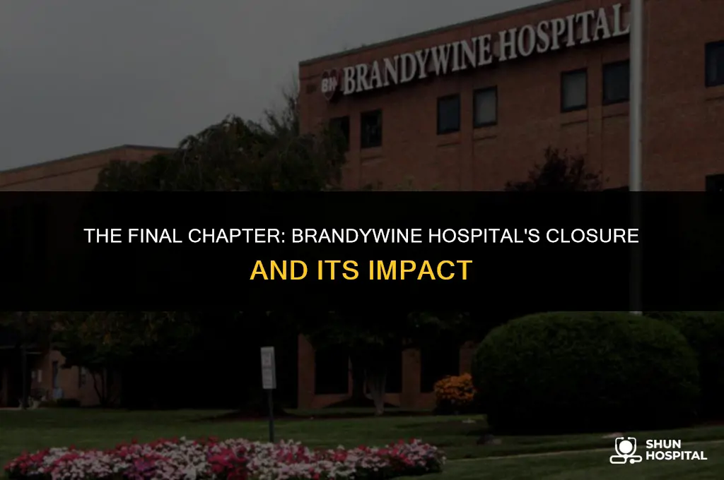 when did brandywine hospital close