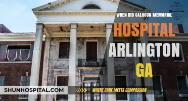 Calhoun Memorial Hospital Arlington, GA: A Historical Overview of Its Origins