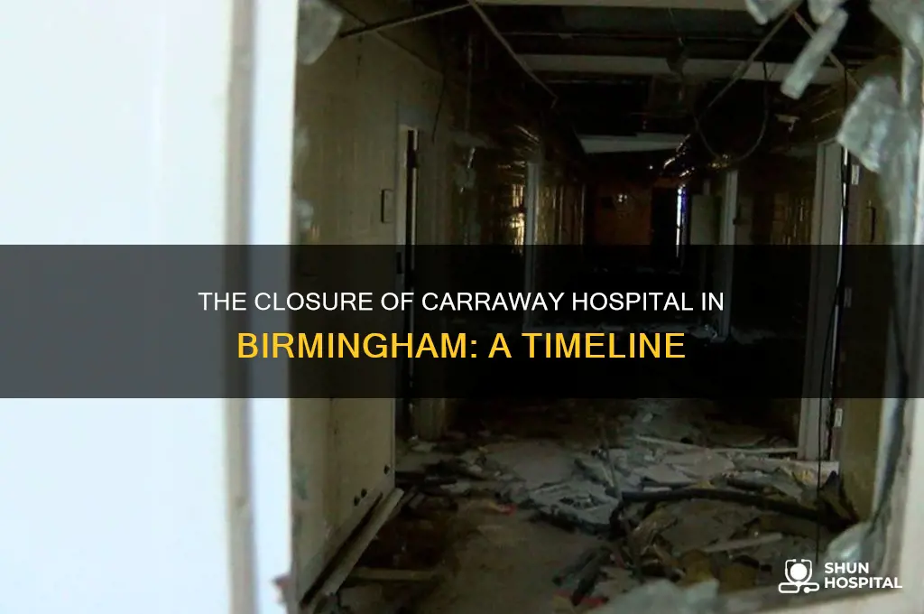 when did carraway hospital in birmingham close