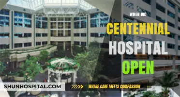 Unveiling the History: Centennial Hospital's Grand Opening