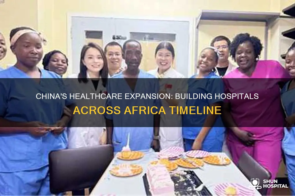 when did china build hospitals in africa
