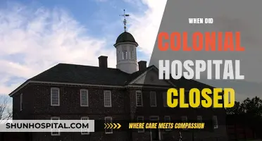 The Final Chapter: Colonial Hospital's Closure and Its Legacy