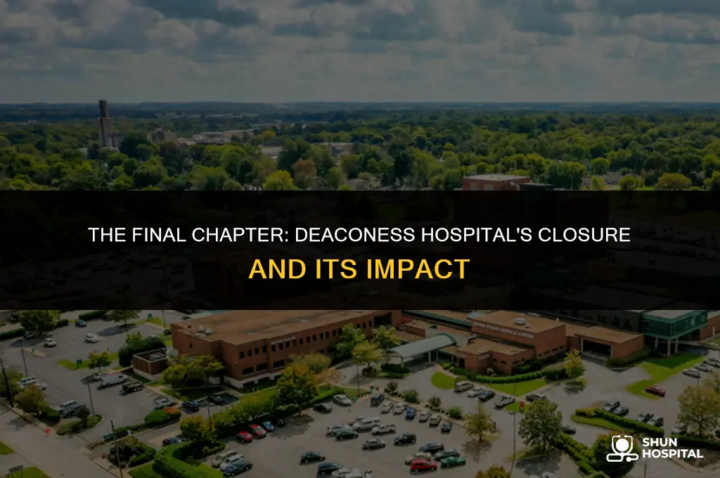 when did deaconess hospital close