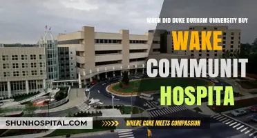 Duke Durham University's Acquisition of Wake Community Hospital: Timeline