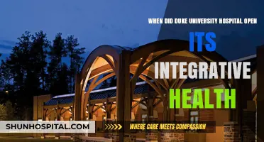 Duke University Hospital's Integrative Health Center: A Historical Overview