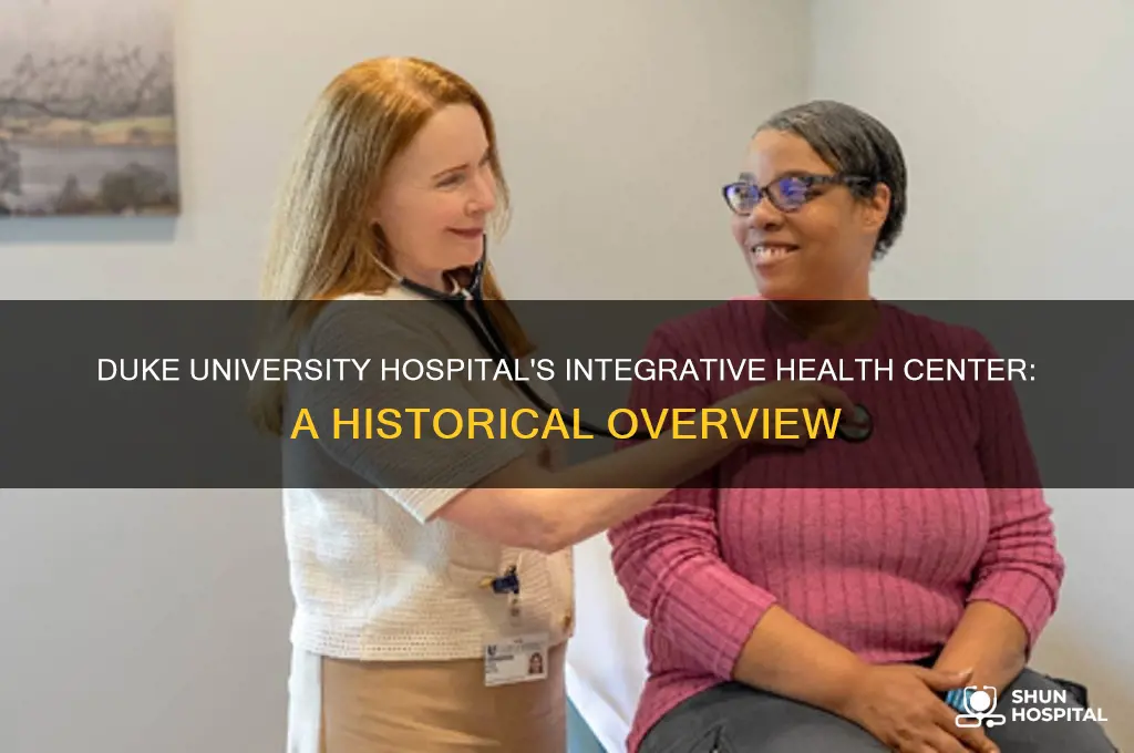 when did duke university hospital open its integrative health
