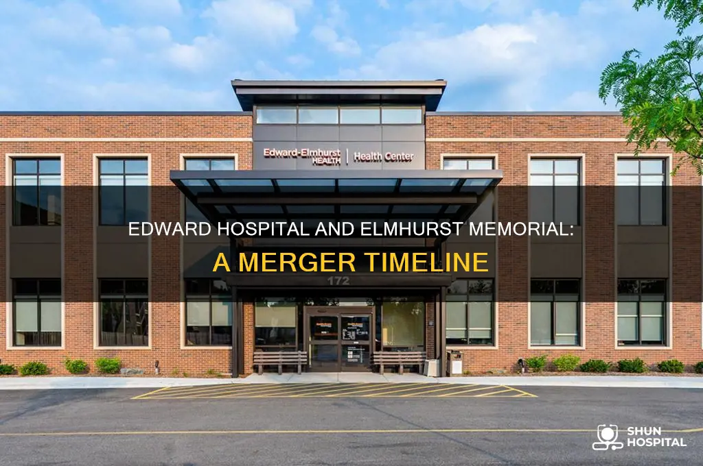 when did edward hospital and elmhurst merge