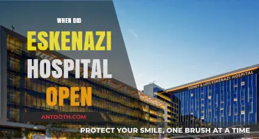 Unveiling the History: Eskenazi Hospital's Opening Chapter
