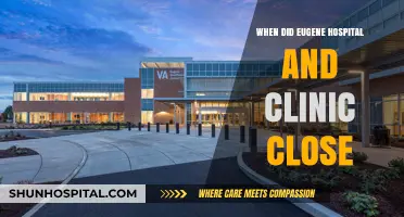 The Closure of Eugene Hospital and Clinic: A Timeline