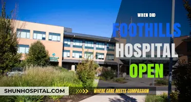 Unveiling the History: Foothills Hospital's Opening Day