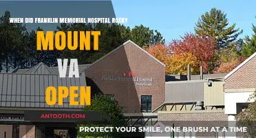 Franklin Memorial Hospital Rocky Mount VA: A Historical Opening