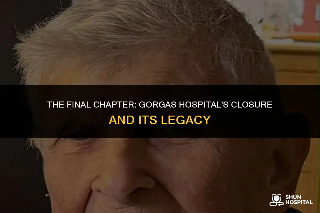 when did gorgas hospital close