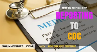 When Did Hospitals Cease Reporting Data to the CDC?